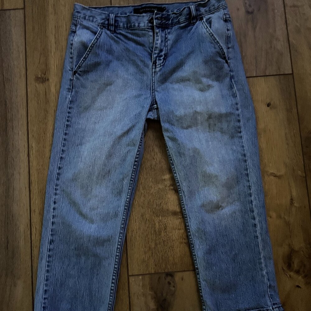 Calvin Klein Capri Jeans Medium Wash Women's size 8 Blue Denim jeans